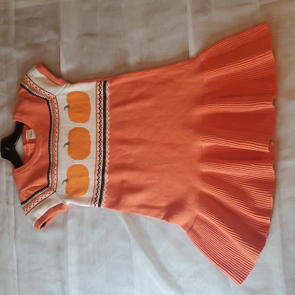 Dress - Perfect Pumpkin - Orange Freckle